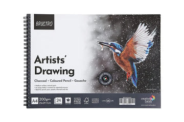 Brustro Artist's Drawings Book 200Gsm A4 wiro
