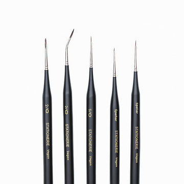 Stationerie Angled Ultramini Detailer Brush Set Of 5