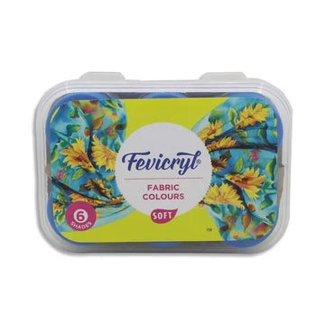 Pidilite Fevicryl Fabric Colours Soft Set - 6 Shades