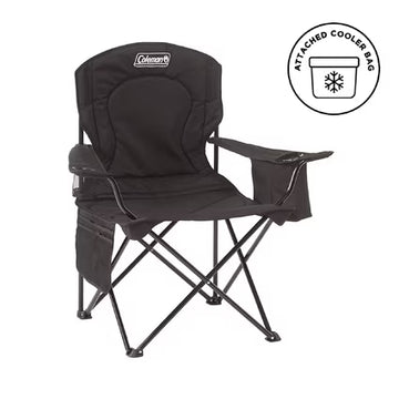 Decathlon Folding Chair With Mesh Cup Holder & Side Pockets