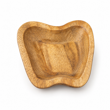 APPLE WOODEN BOWL FOR CANDLE MAKING