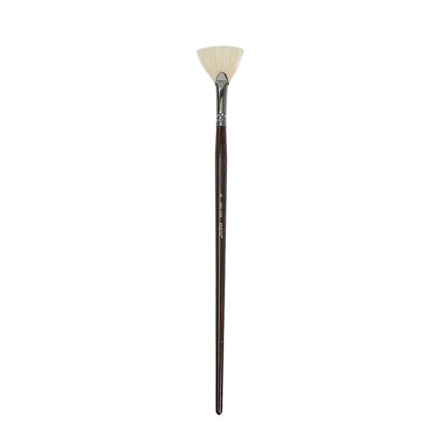 Brustro Artists Bristlewhite Fan Brush Series 1008 - Brush No. 8
