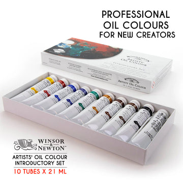 Winsor & Newton Artists' Oil Colour Intro Set of 10 Tubes x 21 ML