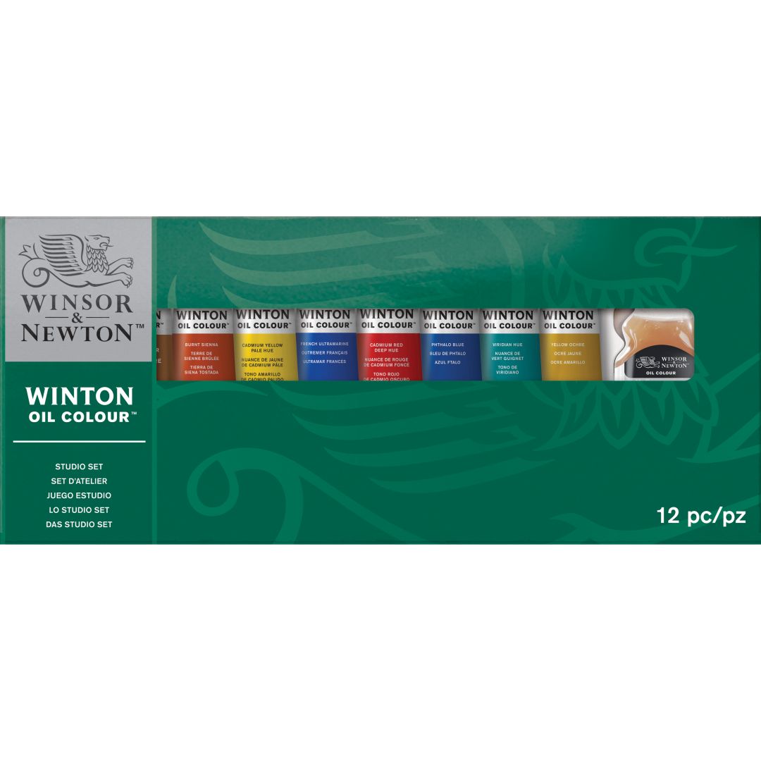 Winsor & Newton Winton Oil Colour Studio Set - 8Tx21ML