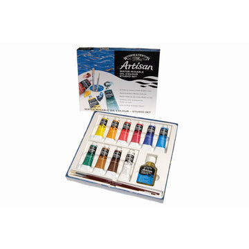 Winsor & Newton Artisan Water Mixable Oil Colour Studio Set - 10 x 37 ML