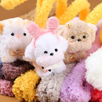 Coral Fleece Pipe Cleaners