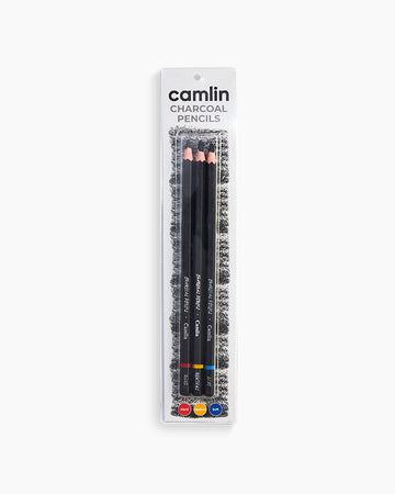 Camlin Charcoal Pencil Set of 3