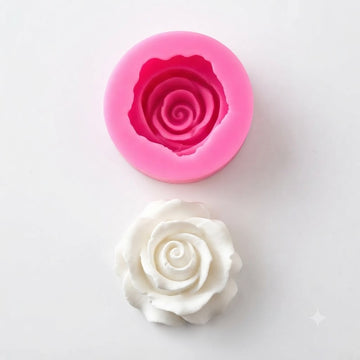Spiral Layered rose 3d Flower mould Hbr3887