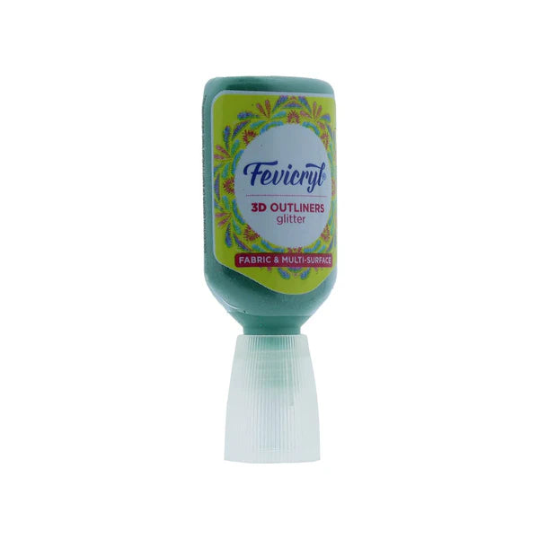 Acrilyic Outliners Fevicryl 3D Outliners glitter 20ml – Wrap and woof