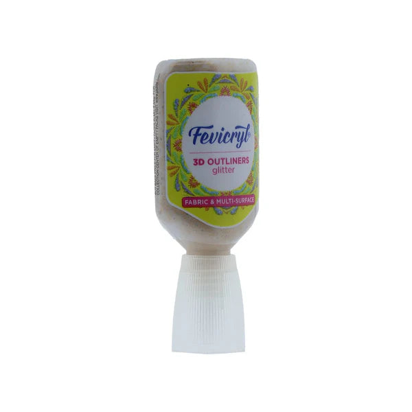 Acrilyic Outliners Fevicryl 3D Outliners glitter 20ml – Wrap and woof