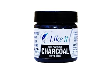 Wrap & woof Artist Black Charcoal Powder