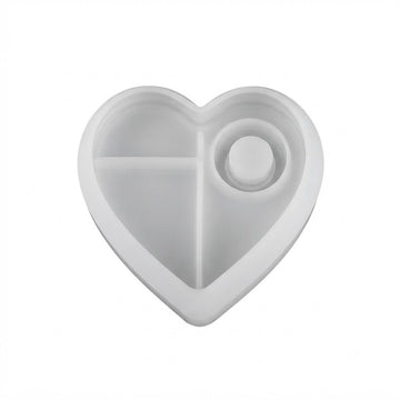 SM1336 Heart-Shaped Tealight Holder Mould