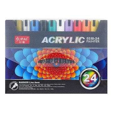 jupai Acrylic markers Pens 24shades