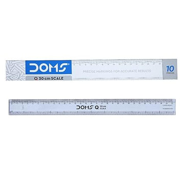 Doms Transparent Scale Q Series 30 cm