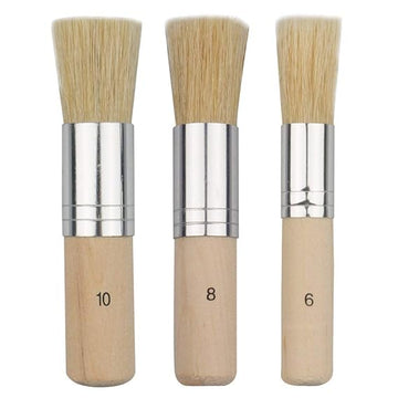 Wooden Stencil Brush
