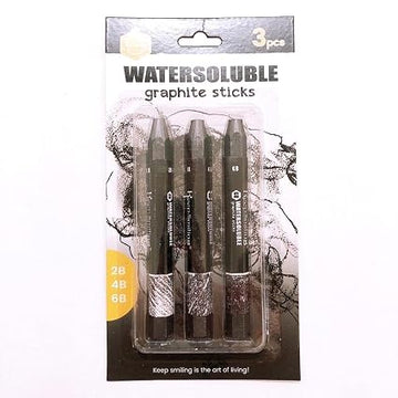 Keep Smiling Water Soluble Graphite Sticks Set Of 3