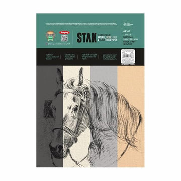 Anupam Stak  Toed 4 Colour Paper Size A4 10 sheet