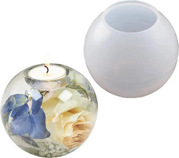 BALL T Light Candle Holder Silicone Moulds