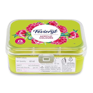 Fevicryl Acrylic Colors 10mlx6 Shades