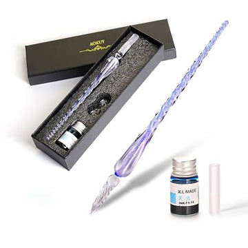 Wrap & woof Glass Dip Ink Pen Set