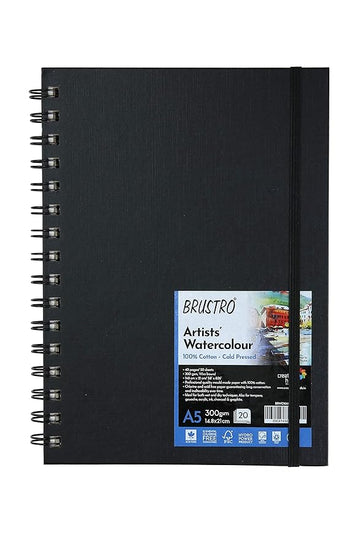 BRUSTRO Artist Watercolour Wiro 100% Cotton Cold Pressed 300 GSM