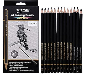 worison Drawing And Sketching Pencils 24