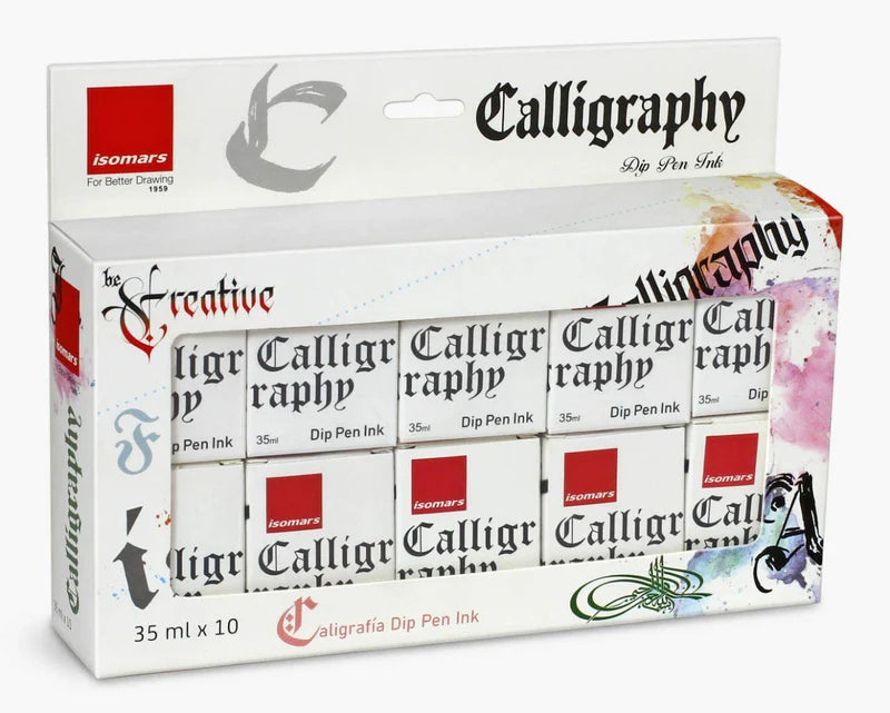 isomars Calligraphy Ink Set of 10