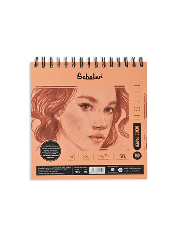 Scholar Beige Paper Flesh Sketch Pad 160 Gsm