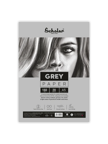 Scholar Grey Toned Sheets 160 Gsm