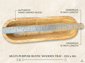 WOODEN BOAT BOWL FOR CANDLE MAKING