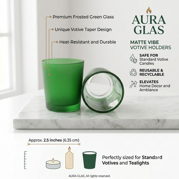 GREEN CANDLE JAR