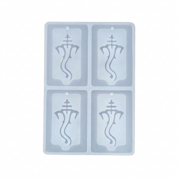 4 Cavity Ganpatiji (Ganesh) Keychain Mould
