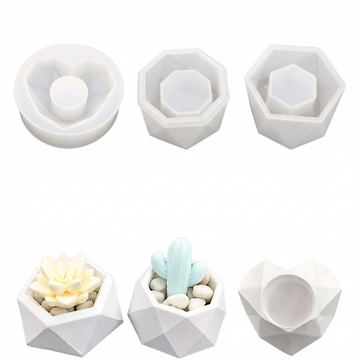 3PC CANDLE MOULD SET