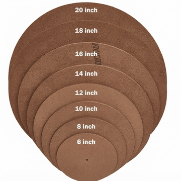 MDF Clock Base Round 5.5mm 12inch Dia|Blank Cutout for Clock Making, Resin Art Work, Decoration | Clock Face for Craft| Clock Making Materials
