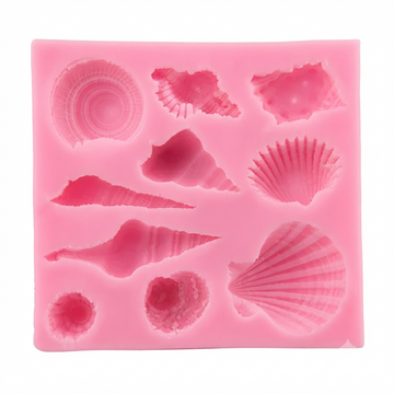 10 CAVITY OCEAN THEME SHELL PENDANT JEWELLERY MOULD