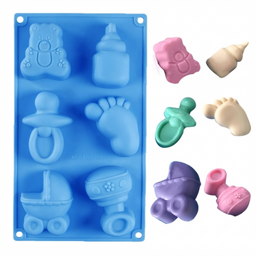 6 cavity baby mould/mold