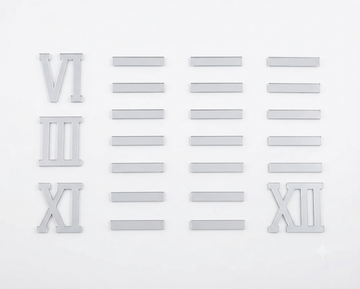 ROMAN NUMBER WITH STICK SILVER