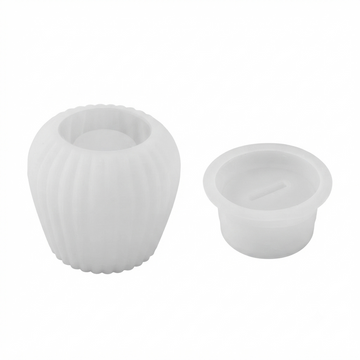 ROUND STRIPE CANDLE MOULD STORAGE BOX SM1418