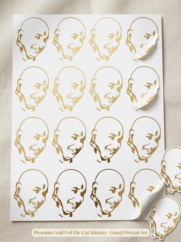 GURU JI METAL STICKER A4 SIZE SHEET