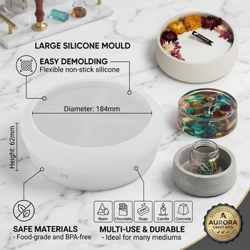 Large Plain Round Bowl Mould SM1414