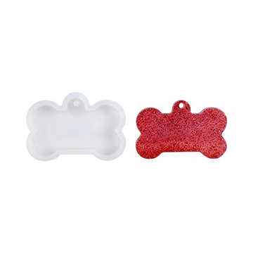 Dog Bone Shaped Silicone Mold Dog Bone Keychain