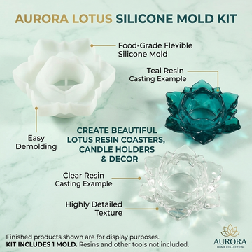 Lotus Shape T Light Candle Holder diwali Mould
