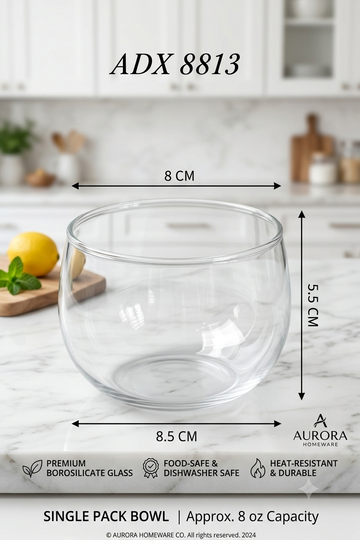 ADX8813 BORO CANDLE GLASS JAR