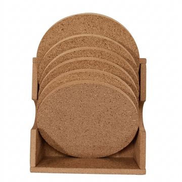 4 Inch Round Shape Coaster HOLDER SET (6 Pcs)