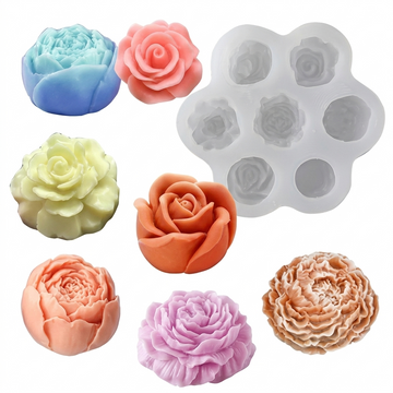 HBR366 7 CAVITY FLOWER MOULD