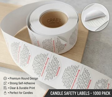 CANDLE INSTRUCTION TAPE