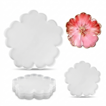 5" Flower Coaster Resin MOULD