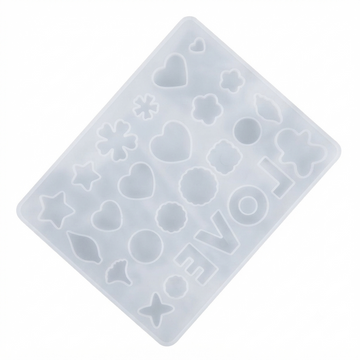 26 CAVITY (LOVE IN WORDING) KEYCHAIN & PENDANT MOULD