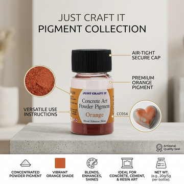 CONCRETE POWDER PIGMENT 10GM PER BOTTLE