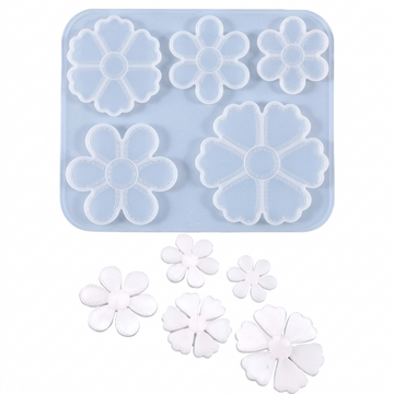 5 CAVITY 3D FLOWER MOLD/MOULD